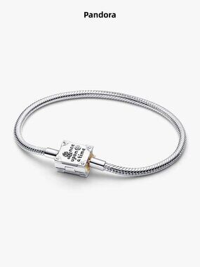 Pandora Disney Princess Storybook Lab-grown Diamond Snake Chain Bracelet